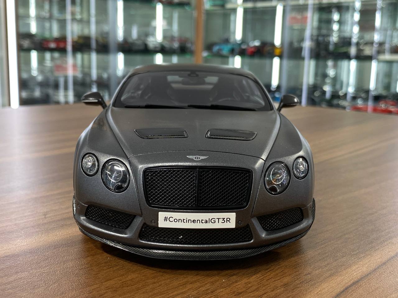 1/18 Resin Bentley Continental GT3-R 2015 Matt Grey Limited 504 pcs