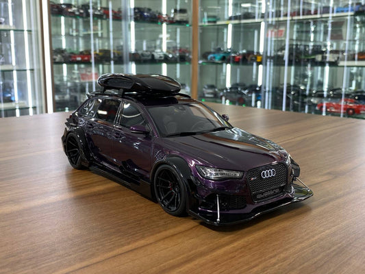 1/18 Resin GT Spirit Audi RS 6 Avant C7 Body Kit Widebody 2018 Dark purple  Limited 1200 pcs