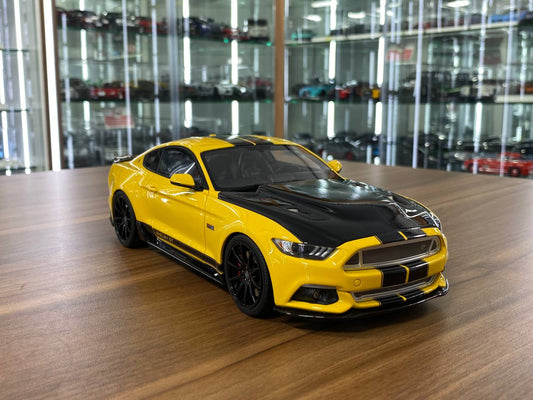 1/18 Resin GT Spirit FORD Mustang Shelby GT 2015 Yellow / Black stripes Limited 1050 pcs