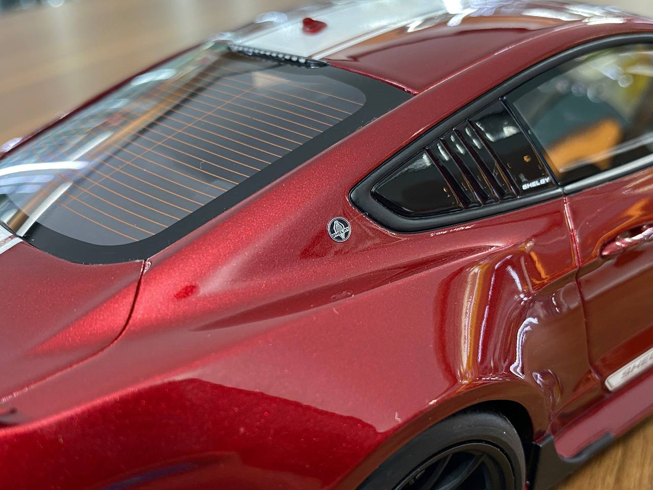 1/18 Resin GT Spirit FORD Mustang Shelby Super Snake 2020 Red / white stripe Limited 999 pcs