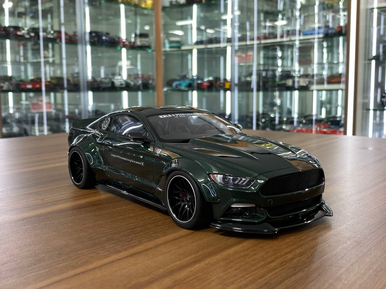 Ford Mustang Shelby GT500 LB Works 2020 – Dark Green Resin Model Car ...