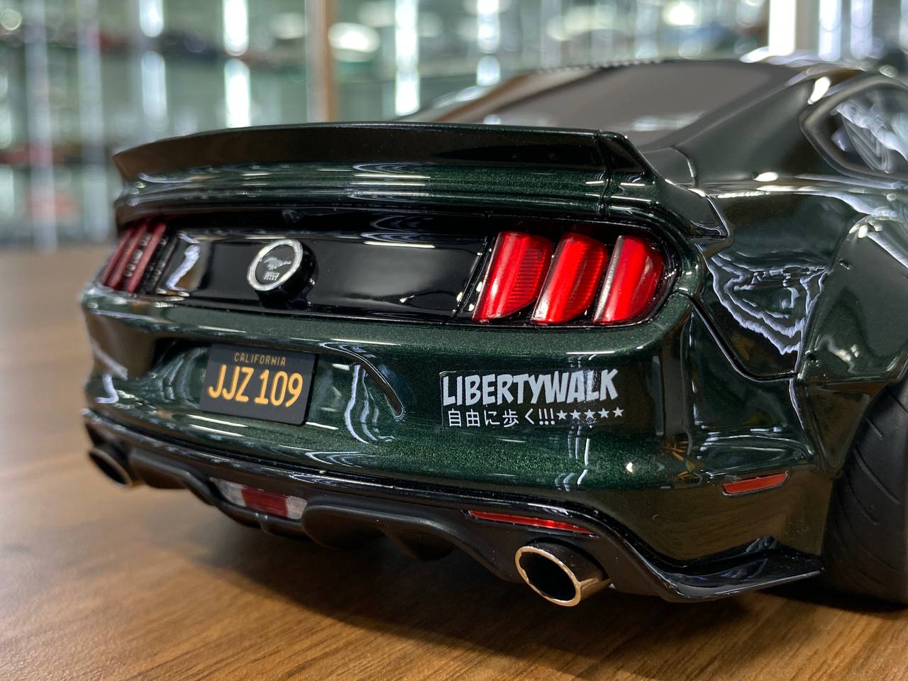 Ford Mustang Shelby GT500 LB Works 2020 – Dark Green Resin Model Car ...