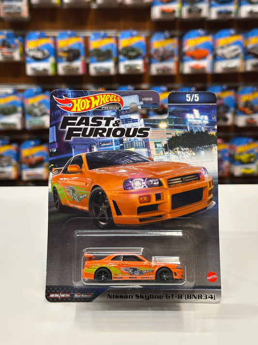 1/64 HotWheels Nissan Skyline GT-R (BNR34)