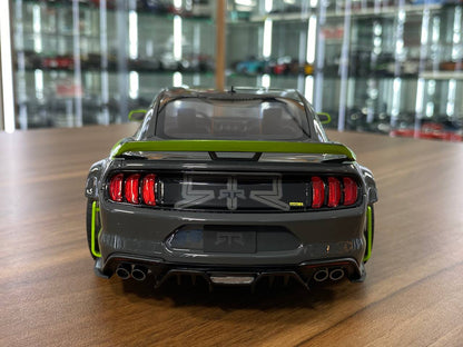 1/18 resin GT Spirit FORD Mustang RTR Spec-5 10th Anniversary 2021 Grey / Green Limited 1100 pcs
