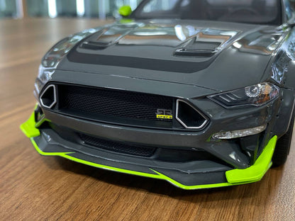 1/18 resin GT Spirit FORD Mustang RTR Spec-5 10th Anniversary 2021 Grey / Green Limited 1100 pcs