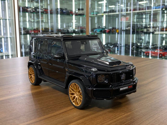 1/18 Resin model GT Spirit Mercedes Benz G 63 BRABUS 800 Widestar black / gold rim