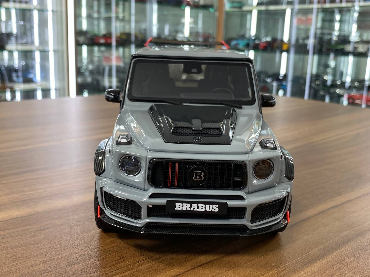 1/18 Resin Mercedes-Benz Brabus G900 Rocket Grey Model Car by GT Spirit
