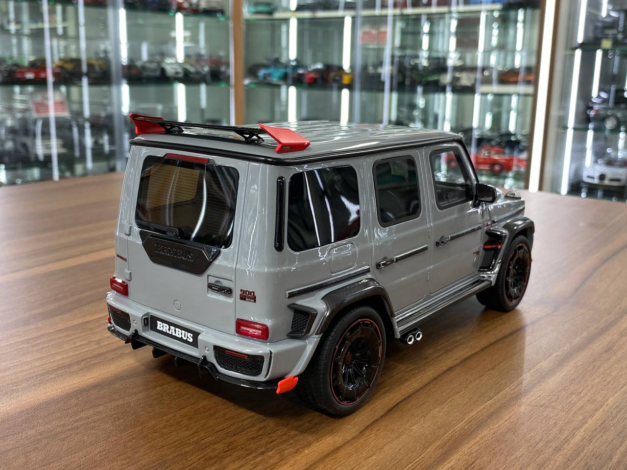 1/18 Resin Mercedes-Benz Brabus G900 Rocket Grey Model Car by GT Spirit