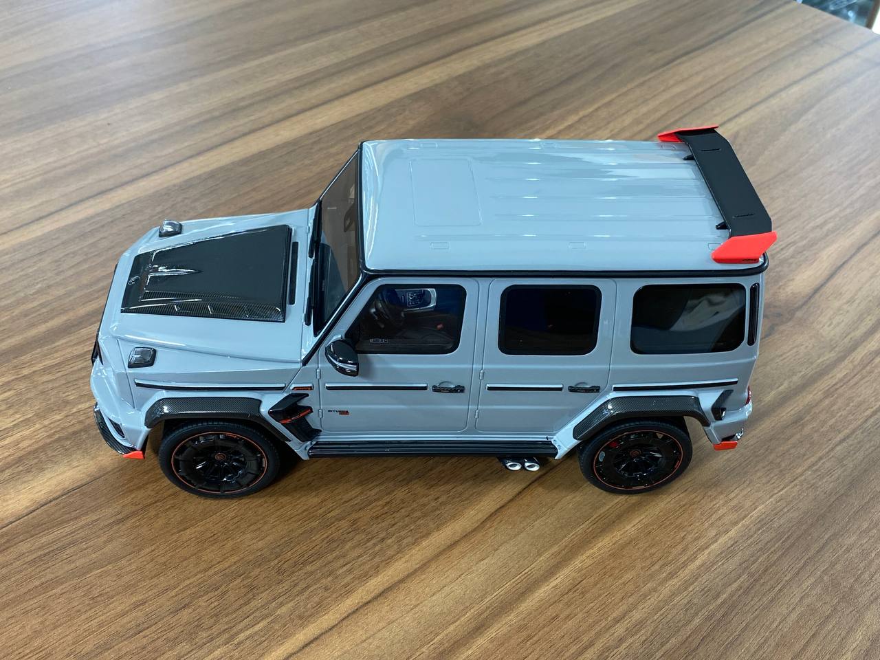 1/18 Resin Mercedes-Benz Brabus G900 Rocket Grey Model Car by GT Spirit