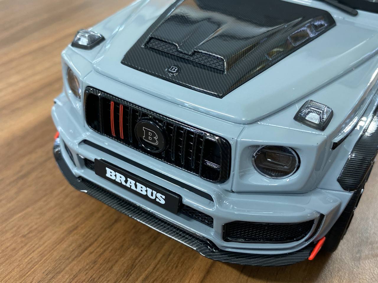 1/18 Resin Mercedes-Benz Brabus G900 Rocket Grey Model Car by GT Spirit