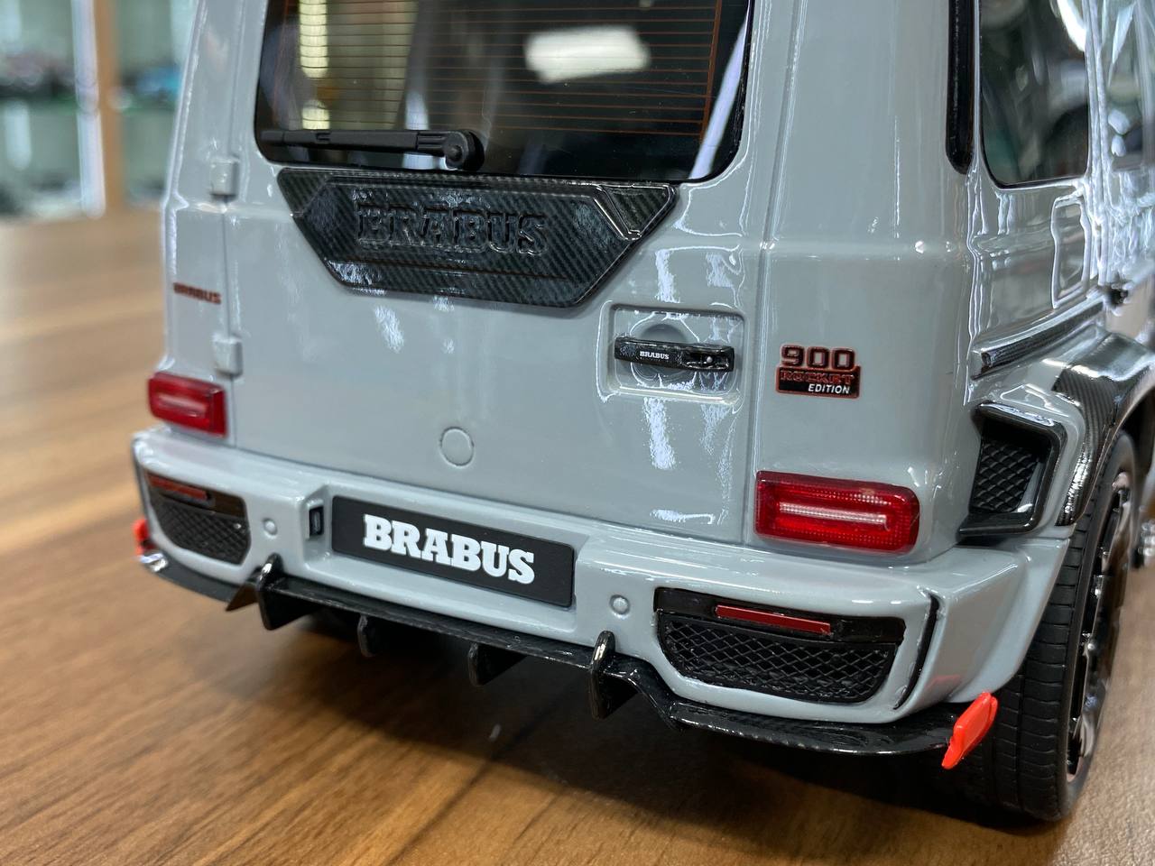 1/18 Resin Mercedes-Benz Brabus G900 Rocket Grey Model Car by GT Spirit