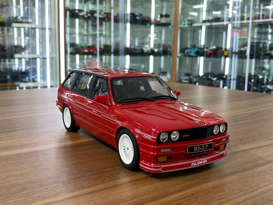 1/18 Resin Otto Mobile BMW Alpina B# 2.7 E30 Touring 1990 Brilliant Red Limited 3000 pcs