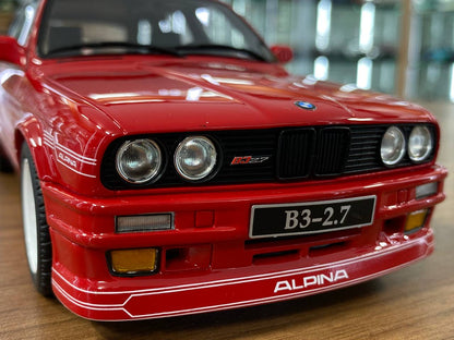 1/18 Resin Otto Mobile BMW Alpina B# 2.7 E30 Touring 1990 Brilliant Red Limited 3000 pcs