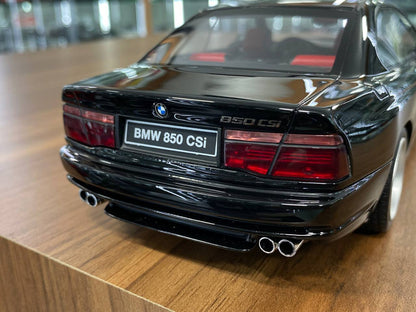 1/18 Resin Otto Mobile BMW 850 CSI E31 1990 black Limited 1500 pcs