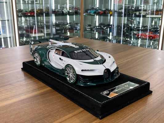 1/18 resin HH Models Bugatti Vision GT Pearl White /  Green carbon Limited 30 pcs