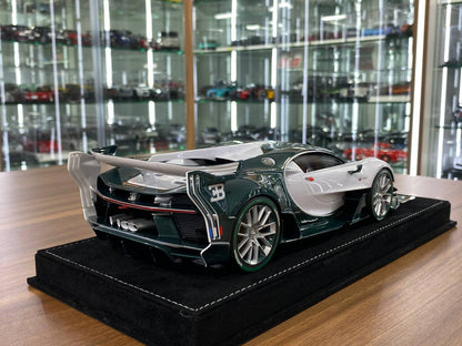 1/18 resin HH Models Bugatti Vision GT Pearl White /  Green carbon Limited 30 pcs