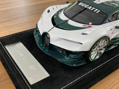 1/18 resin HH Models Bugatti Vision GT Pearl White /  Green carbon Limited 30 pcs