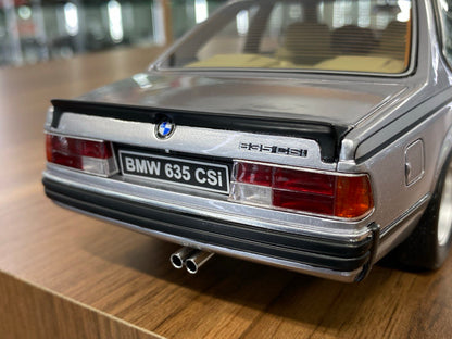 1/18 Resin Otto Mobile BMW 635 CSI (E24) 1982 Polaris Silver Limited 2000 pcs