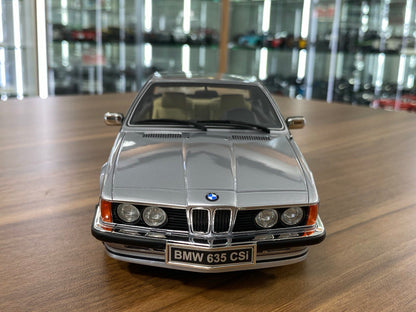 1/18 Resin Otto Mobile BMW 635 CSI (E24) 1982 Polaris Silver Limited 2000 pcs