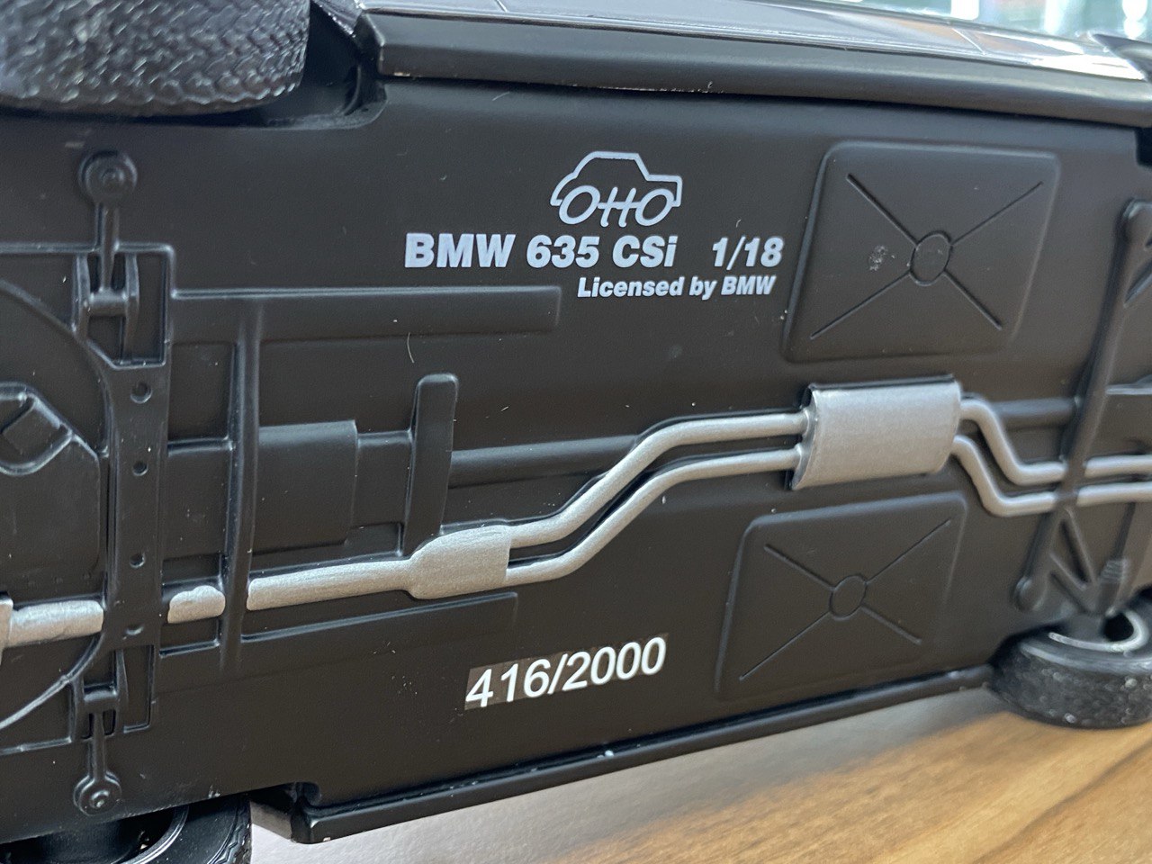 1/18 Resin Otto Mobile BMW 635 CSI (E24) 1982 Polaris Silver Limited 2000 pcs