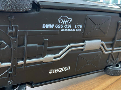 1/18 Resin Otto Mobile BMW 635 CSI (E24) 1982 Polaris Silver Limited 2000 pcs