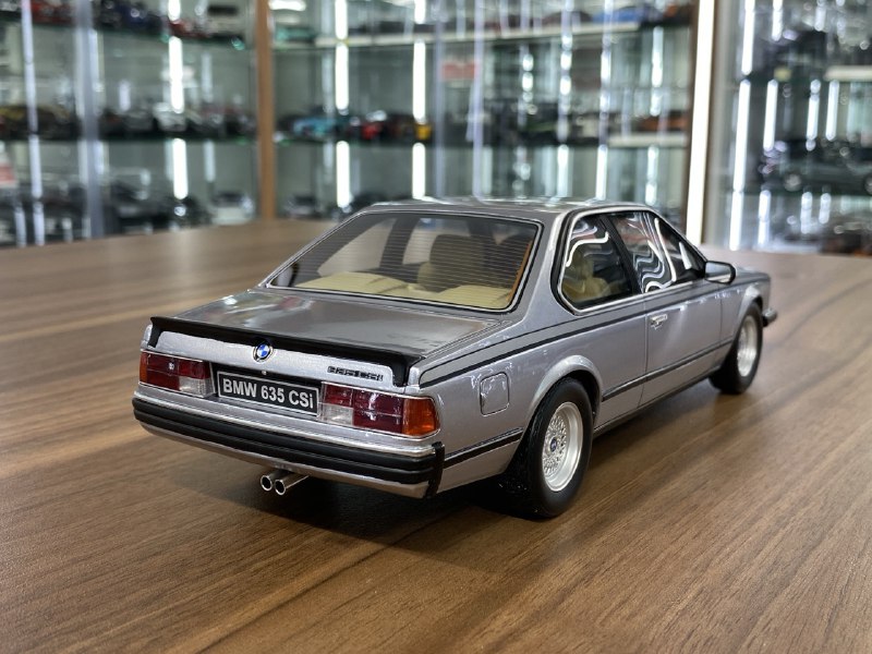 1/18 Resin Otto Mobile BMW 635 CSI (E24) 1982 Polaris Silver Limited 2000 pcs