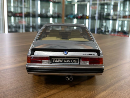 1/18 Resin Otto Mobile BMW 635 CSI (E24) 1982 Polaris Silver Limited 2000 pcs