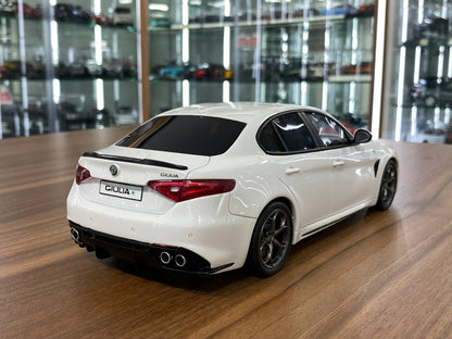 1/18 Resin Otto Mobile
Alfa Romeo Giulia Quadrifoglio
white
Limited 2500 pcs