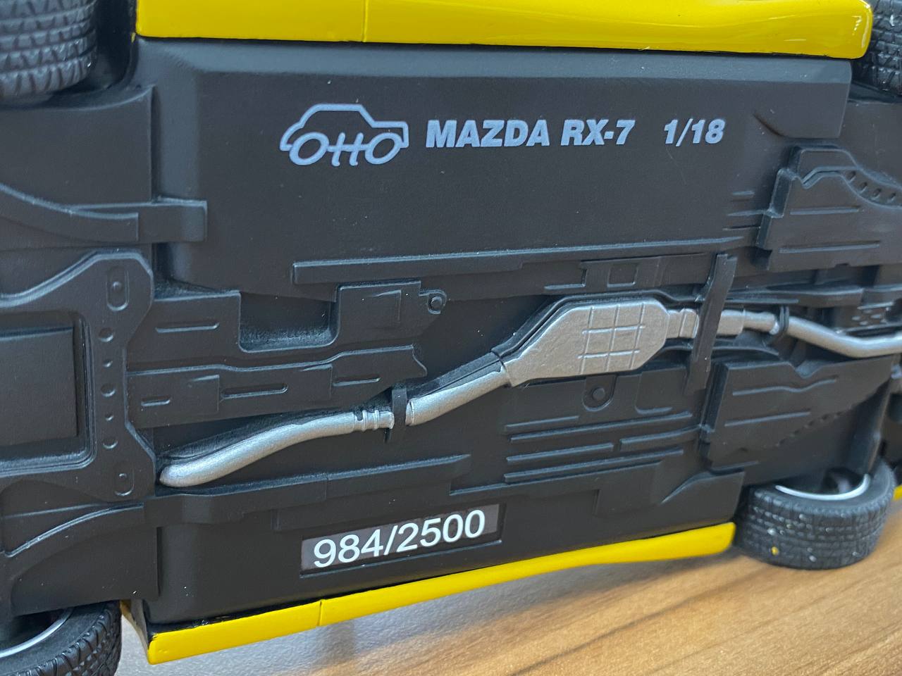 1/18　otto（京商）RX-7　FD 1/18 Resin Mazda RX-7 Yellow Model Car by Otto – dturman.com