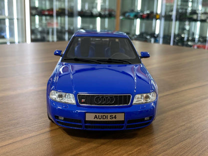 1/18 Resin Otto Mobile Audi S4 (B5) 2.7 Biturbo 1997 Blue Limited 3000 pcs
