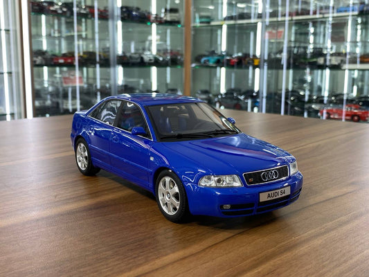1/18 Resin Otto Mobile Audi S4 (B5) 2.7 Biturbo 1997 Blue Limited 3000 pcs
