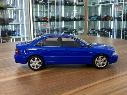 1/18 Resin Otto Mobile Audi S4 (B5) 2.7 Biturbo 1997 Blue Limited 3000 pcs