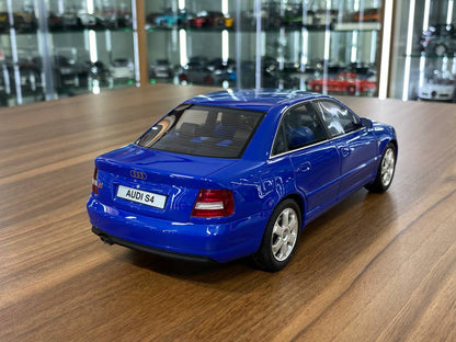 1/18 Resin Otto Mobile Audi S4 (B5) 2.7 Biturbo 1997 Blue Limited 3000 pcs