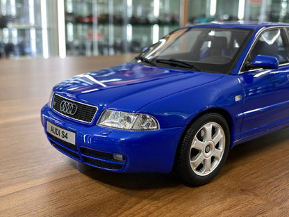 1/18 Resin Otto Mobile Audi S4 (B5) 2.7 Biturbo 1997 Blue Limited 3000 pcs