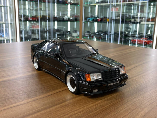 1/18 Resin Otto Mobile Mercedes Benz 300 CE 6.0 (C124) 1990 Black Limited 4000 pcs