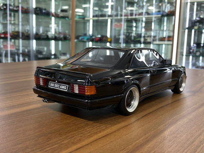 1/18 Resin Otto Mobile Mercedes Benz 560 SEC AMG (W126) 1987 Black Limited 4000 pcs