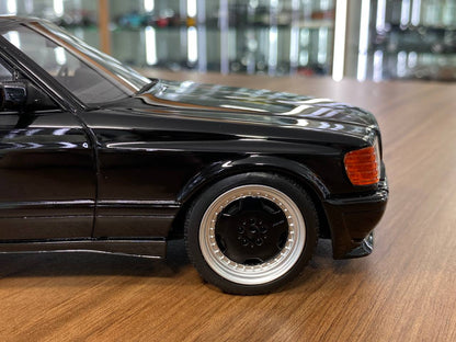 1/18 Resin Otto Mobile Mercedes Benz 560 SEC AMG (W126) 1987 Black Limited 4000 pcs