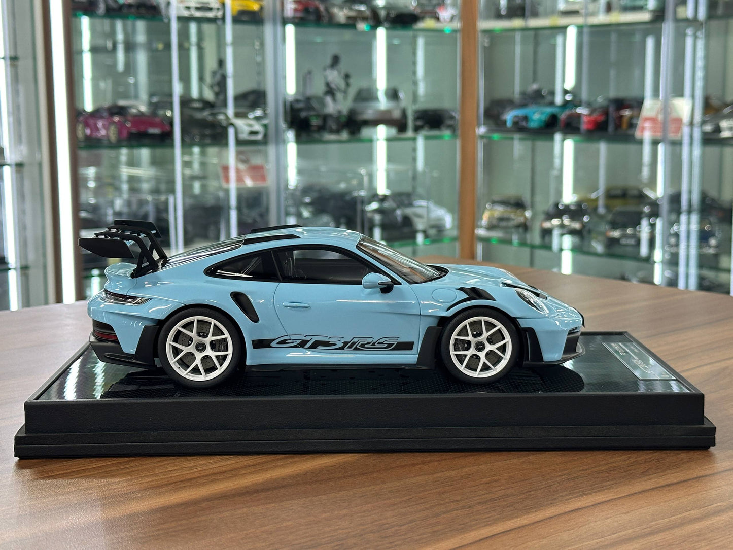 1/18 Resin Model  – Porsche 911 GT3 RS (992.1) in Baby Blue  –  (Timothy & Pierre)