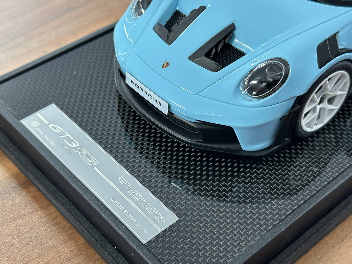 1/18 Resin Model  – Porsche 911 GT3 RS (992.1) in Baby Blue  –  (Timothy & Pierre)