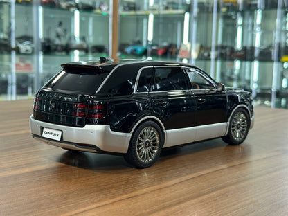 1/18 Diecast Model Toyota Century SUV 2023 in Black / Silver – (Almost Real)