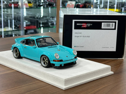 1/18 Resin Make Up Porsche Singer DLS 2022 – Mint Green - Limited to 100 pcs