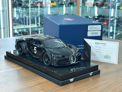 1:18 Resin MR Collection Bugatti Chiron Super Sport – Nocturne Black Limited to 99 pcs