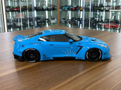 1/18 Resin GT Spirit Nissan GT-R R35 Library Walk body kit Baby blue Limited 504 pcs