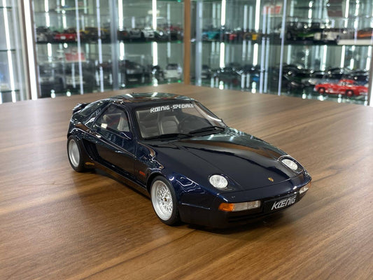 1/18 Resin GT Spirit 
PORSCHE KOENIE SPECIALS 928 S Coupe 1981
 Midnight blue 
Limited 999 pcs