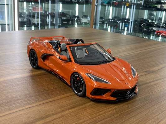 1/18 Resin GT Spirit Chevrolet Corvette C8 2021 Orange Limited 999 pcs