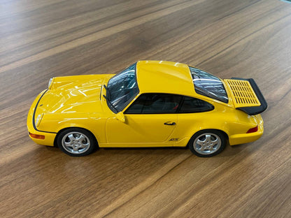 1/18 Resin GT Spirit PORSCHE 911 (964) Carrera RS America 1993 Yellow Limited 999 pcs