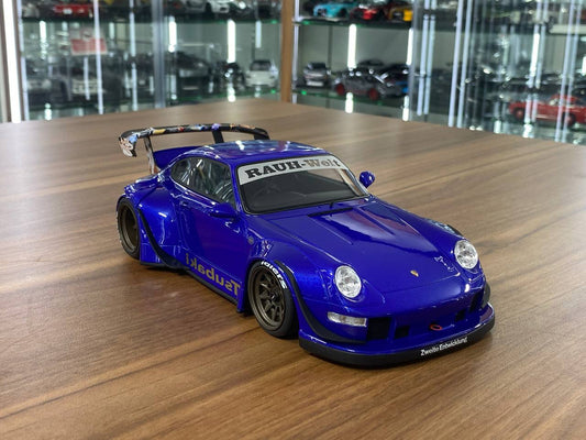 1/18 Resin GT Spirit PORSCHE 911 (993) RWB body kit Tsubaki 2019 Blue Limited 1400 pcs