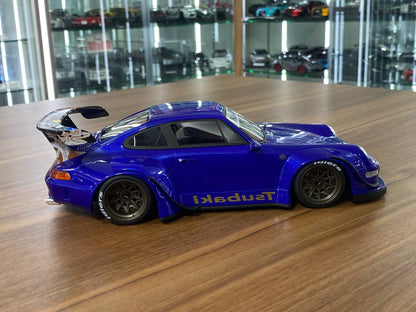 1/18 Resin GT Spirit PORSCHE 911 (993) RWB body kit Tsubaki 2019 Blue Limited 1400 pcs