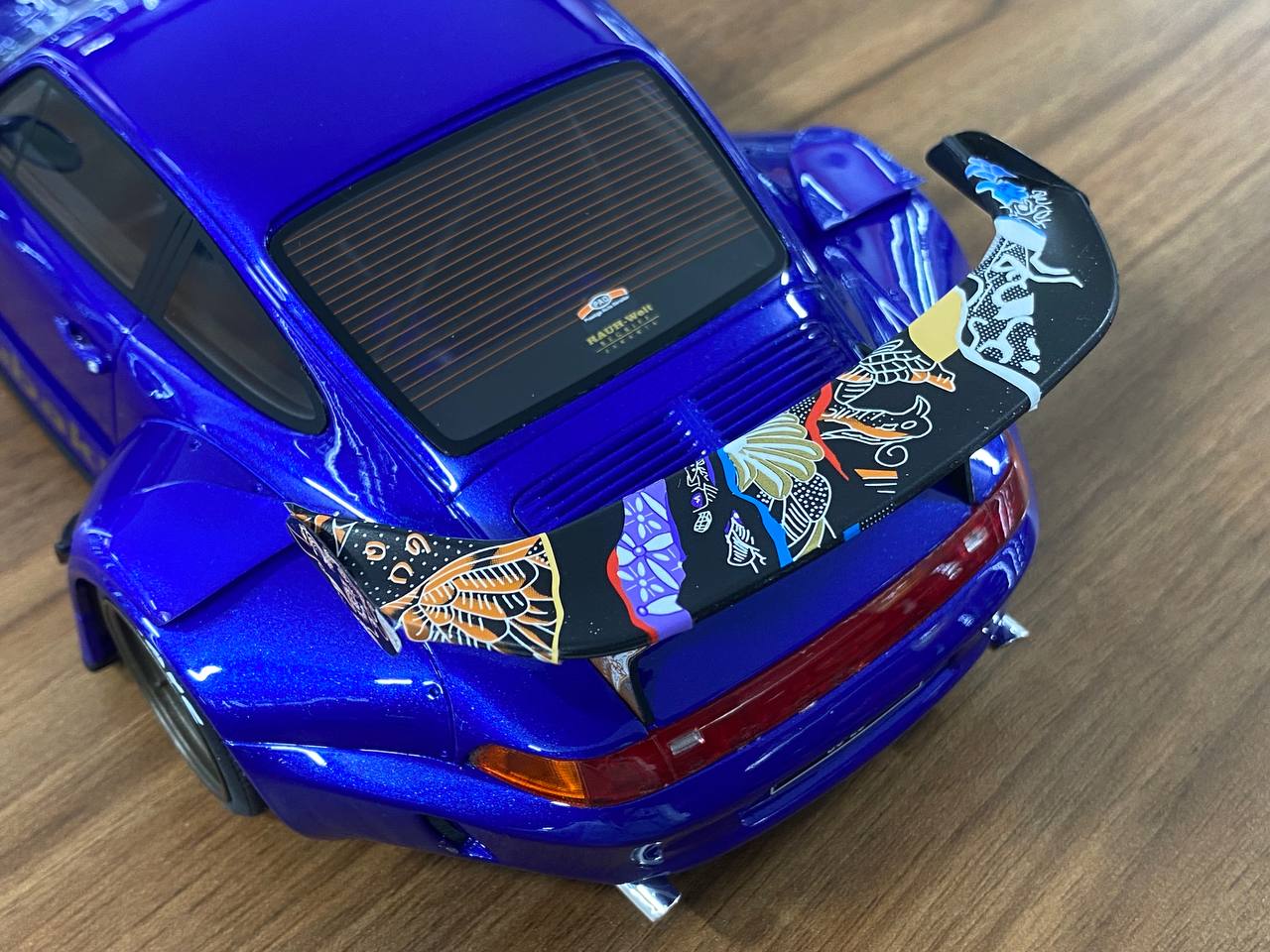 1/18 Resin GT Spirit PORSCHE 911 (993) RWB body kit Tsubaki 2019 Blue Limited 1400 pcs