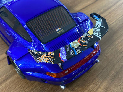 1/18 Resin GT Spirit PORSCHE 911 (993) RWB body kit Tsubaki 2019 Blue Limited 1400 pcs